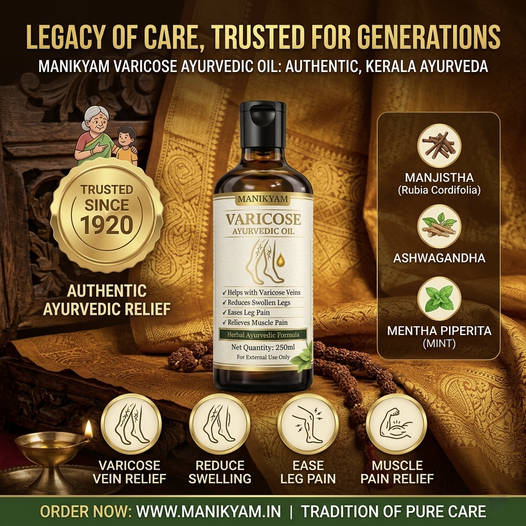 VARICOSE VEINS PAIN RELIEF OIL - Ayurveda Oil Relief 60 Days Challenge